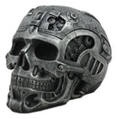 Independence Day Terminator Cyborg Skull Jewelry Utility Box Figurine Cybernetic