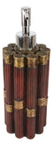 Western Red and Gold 12 Gauge Shotgun Bullet Shells Liquid Soap Pump Dispenser