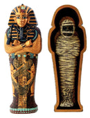 Ebros Egyptian King Tut Coffin With Mummy - Collectible Figurine Statue Figure Egypts