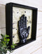 Black Evil Eye Fortune Teller Chirology Palmistry Hand Palm Wall Decor Frame