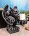 Squatting Gothic Gargoyle Candle Holder Guardian Servant Tea Light Castle Butler