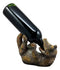 Comical Thirsty Alligator Wine Holder Figurine 8.75"H Prehistoric Reptile Party