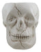 Ceramic Spooky Jointed Homosapien Human Skull Cereal Treat Soup Bowl 32oz