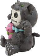 Ebros Larger Furry Bones Bagheera & Pink Panther Skeleton Figurine 3.5" Tall