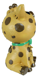 Larger Furrybones Brown Polkadot Giraffe Cute Skeleton Monster Figurine