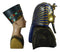 Large Egyptian Pharaoh King Tut And Queen Nefertiti Bust Statue Set Of 2 Decor