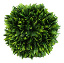 Set Of 3 Home And Garden 9"D Green Artificial Faux Zoysia Grass Topiary Ball