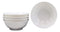 Ebros Gift Restaurant Supply Contemporary Round White Jade Melamine Large Ramen Udon Pho Wonton Soup Bowls 8.25" Diameter 44oz Ideal Bowl for Salad Mixes Pasta Rice Home Kitchen Dining (5)