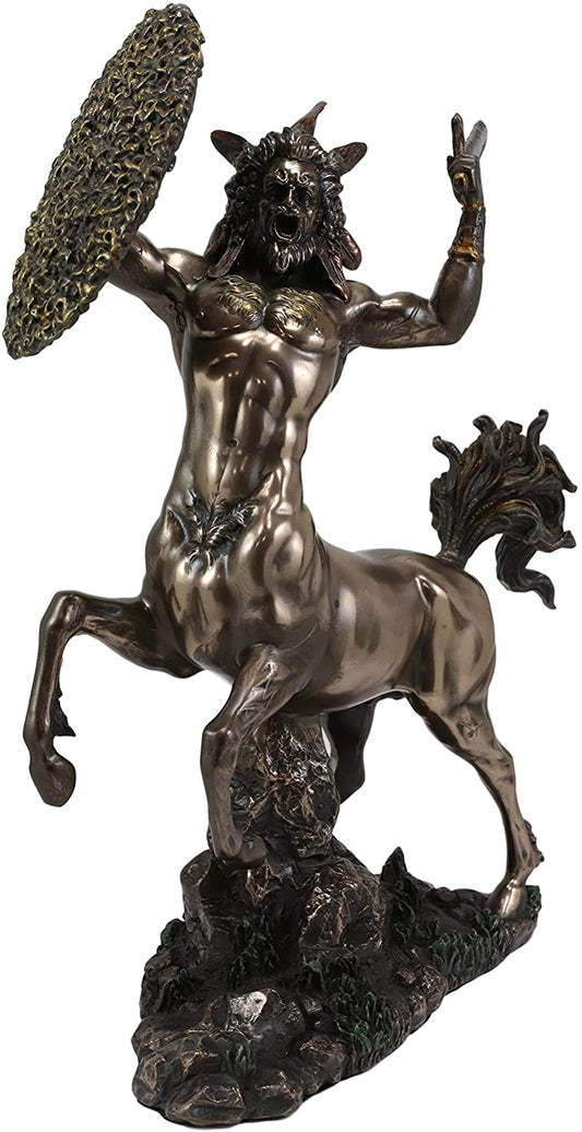 Ebros Greek Centaur Charging with Sword and Shield Statue 11.5" Tall Figurine - Ebros Gift