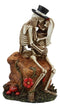 Ebros Love Never Dies Wedding Skeleton Couple Kissing In The Garden Statue 6"H