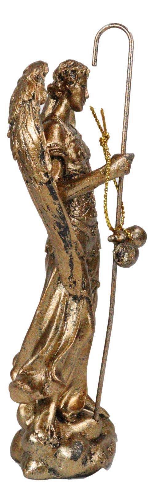 Ebros Catholic Archangel Saint Raphael Statue 5"Tall Sacrament of Pennance And Healing - Ebros Gift