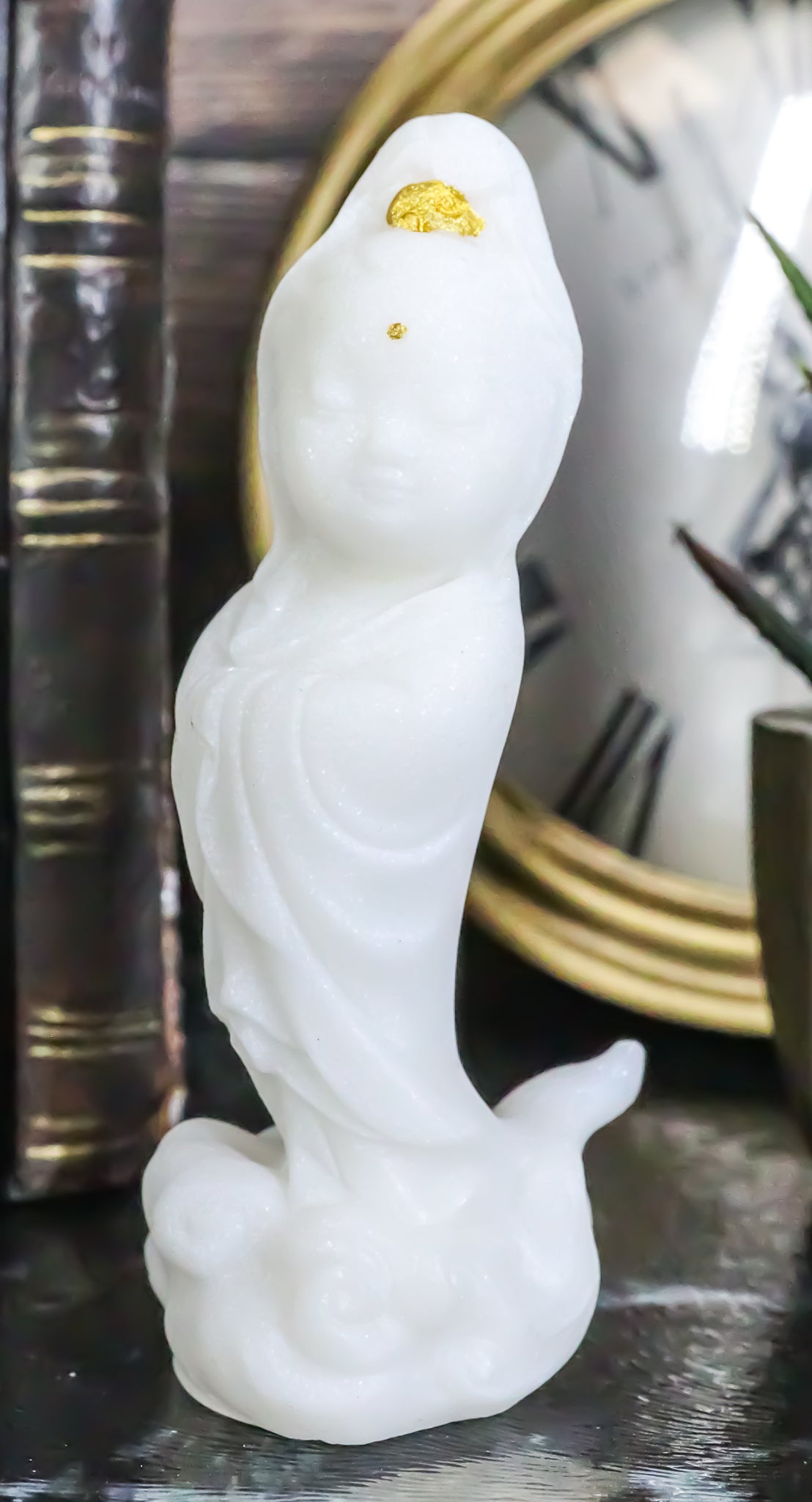 Cultural Art Standing Ti Kuan Yin Buddha Feng Shui Zen Vastu Mini Figurine