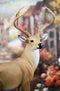 Ebros Gift Wildlife 8 Point Trophy Buck Statue 15" H Whitetail Deer Figurine