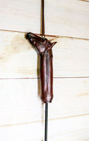 Western Brown Country Horse Long Reach Hand Back Scratcher Wall Hanging Figurine