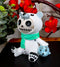 Furry Bones Arctic Polar Bear Chilton With Baby Seal Costume Skeleton Figurine