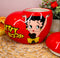 Vintage Red Heart Shaped Love Betty Boop Ceramic Cookie Jar Collectible Figurine