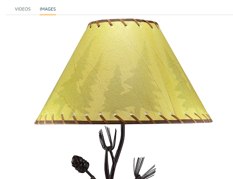 SHADE ONLY PINECONE TABLE LAMP