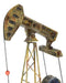 Western Rustic Bronze Finish Nodding Donkey Pumpjack Oil Derrick Rig Figurine