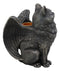 Ebros Gothic Angel Winged Cat Gargoyle Candle Holder Statue