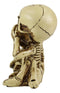 Ebros Gothic Alchemy See Hear Speak No Evil Skeletons Macabre Figurine