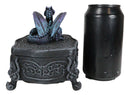 Fantasy Midnight Dragon Box Celtic Hour Of The Dragon Chest Jewelry Box Figurine