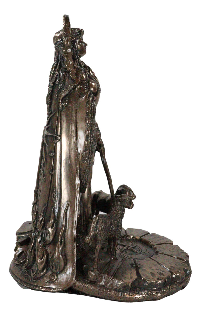 Celtic Goddess of Fire Brigid Statue Patroness Of Hope Poetry Livestock Healing