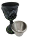 Ebros Gift Triple Goddess Wine Goblet Chalice 10oz Cup Wiccan Ritual Mother Maiden Crone Decor