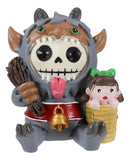 Furrybones Christmas Terror Krampus Naughty List Skeleton Furry Bones Figurine