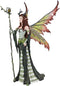Ebros Greenwoman Dryad Fairy with Merlin's Staff Statue 19" Tall Amy Brown Fae