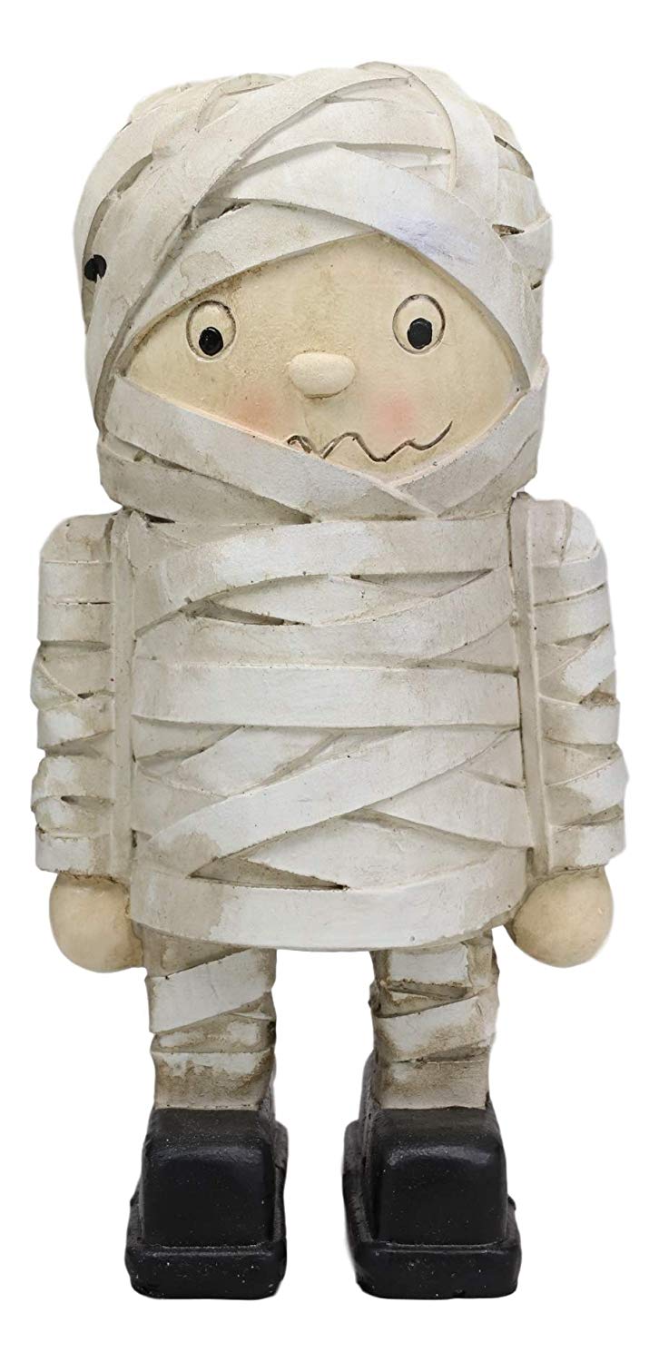 Ebros Monster Mania Egyptian Sarcophagus Mummy Collection Skeleton Figurine