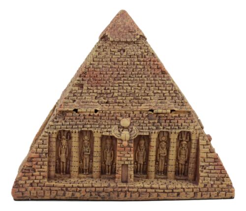 Ebros Egyptian Pyramid Box 7"Wide The Great Pyramid Of Khufu Hinged Trinket Box