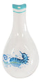 Nautical Marine Blue White Seahorse Ceramic Kitchen Utensil Holder Spoon Rest