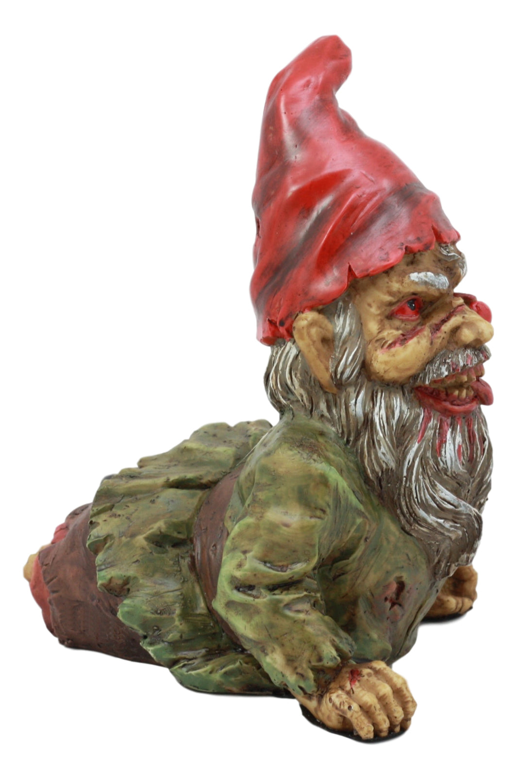 Ebros Walking Dead Severed Body Zombie Gnome Crawling On The Floor Statue 7"Long for Creepy Spooky Undead Underworld Halloween Sculpture Prop at Home Patio and Garden Decor
