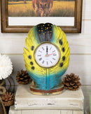 Southwestern Indian Tribal Dreamcatcher Feather Decorative Table Clock Figurine