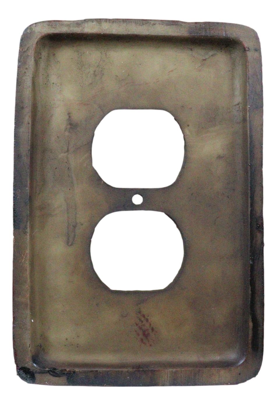 Pack of 2 Western 12 Gauge Shotgun Shells Double Receptacle Outlet Wall Plates