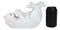 Feline Purrfectly Divine White Angel Kitty Cat Wine Bottle Holder Caddy Figurine