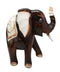 Balinese Wood Handicrafts Safari Jungle Festival Parade Elephant Figurine 10"H