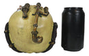 Ebros Steampunk Design Human Skull Statue Sci-Fi 7.5"L Figurine