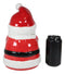 Ebros Whimsical North Pole Santa Claus With Milk And Cookie Ceramic Jar With Lid 10"H