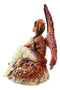 Amy Brown Fantasy Fall Ebony Fairy Sitting On Rock Garden Autumn Winds Figurine