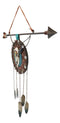 Southwestern Boho Chic Bull Cow Skull Arrow Dreamcatcher Wall Decor