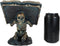 Dead Man's Curse Skeleton Slave Holding A Witch Poison Apple Spell Book Figurine