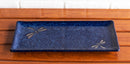 Pack Of 6 Made In Japan Dragonfly Ceramic Sushi Entree 11" Long Plates Platters