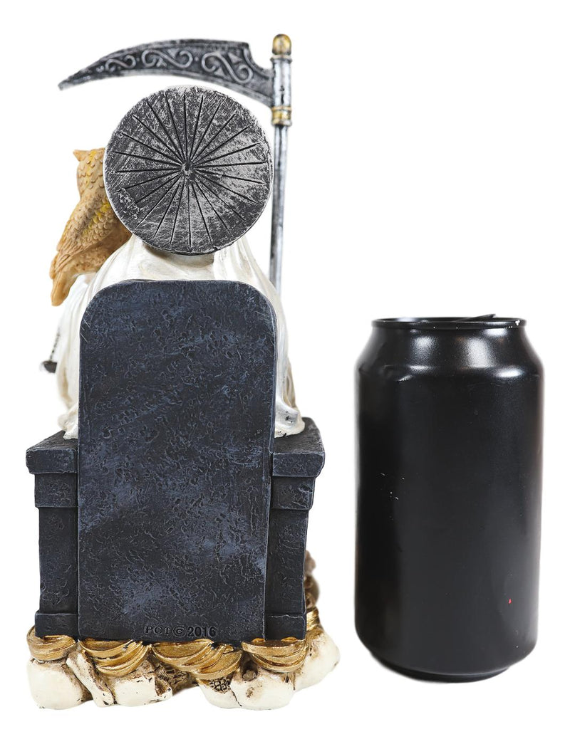 Ebros White Robe Holy Death Santa Muerte Day of The Dead Protection Figurine