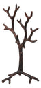 Rustic Fashion Rings Necklace Barren Jewelry Tree Display Holder Hooks Metal Art