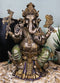 Ebros Hindu Lord Ganesha Sitting On Throne Statue Elephant God Hoysala Empire Ganapati