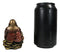 Lucky Buddha Hotei Holding Gold Ingot And Wine Gourd Incense Holder Figurine
