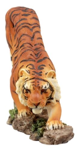Ebros Orange Bengal Tiger Figurine 6"H Indian Sumatran Stealth Hunter Giant Cat