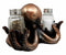 Ebros The Call Of Cthulhu Octopus Salt & Pepper Shaker Set Figurine 7"Long