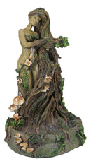 Forest Celtic Greenman Tree Woman Gaia Ent Backflow Incense Cone Burner Decor